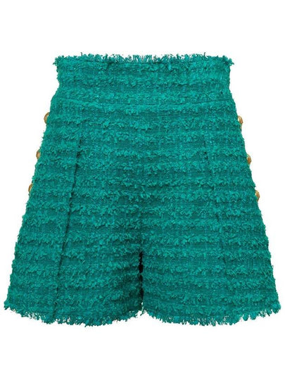 button tweed flare shorts - BALMAIN - BALAAN 2