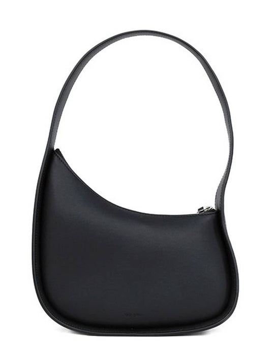 Half Moon Leather Shoulder Bag Black - THE ROW - BALAAN 2