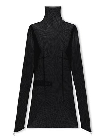 Zenia long sleeve high neck top - ANN DEMEULEMEESTER - BALAAN 1