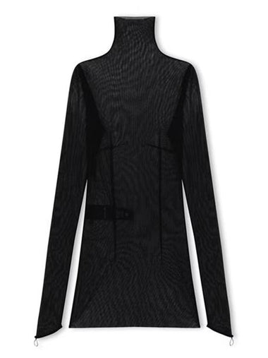 Zenia long sleeve high neck top - ANN DEMEULEMEESTER - BALAAN 1