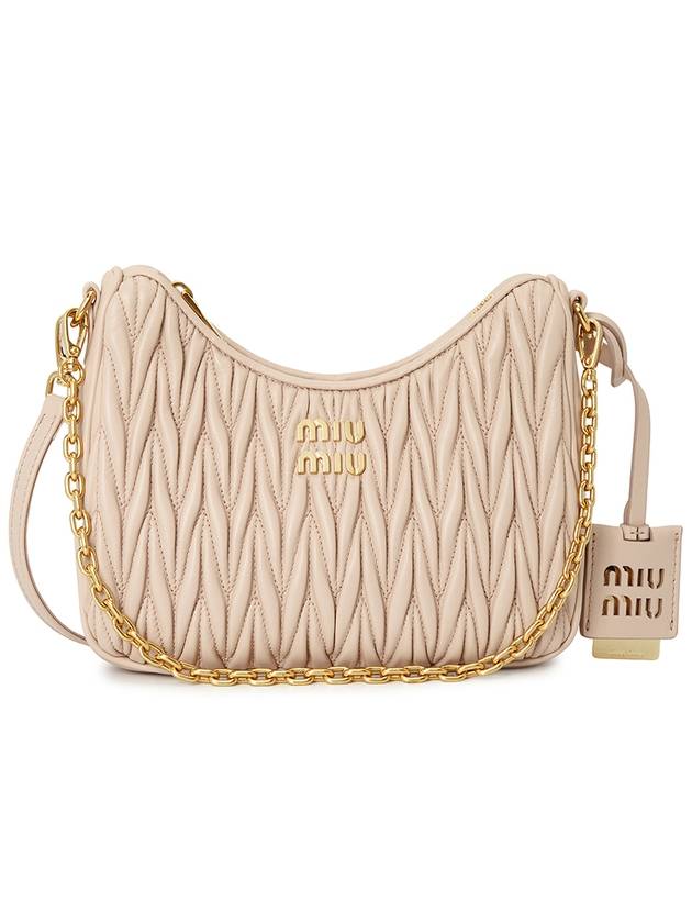 Matelasse Nappa Leather Shoulder Bag Powder Pink - MIU MIU - BALAAN 2