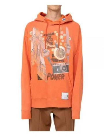 Hooded Sweatshirt A10HD621 ORANGE - MAISON MIHARA YASUHIRO - BALAAN 1