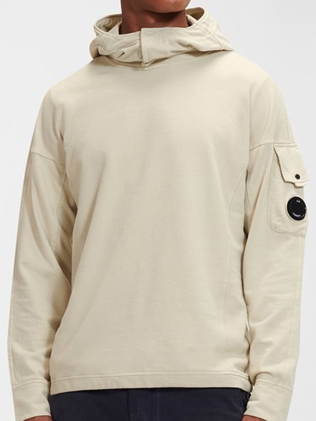 Lens Waffen High Collar Hoodie - CP COMPANY - BALAAN 9