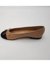 Two Tone Lambskin Ballerina Beige Black - CHANEL - BALAAN 3