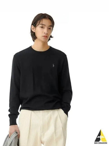 Long sleeve cotton sweater black - POLO RALPH LAUREN - BALAAN 1