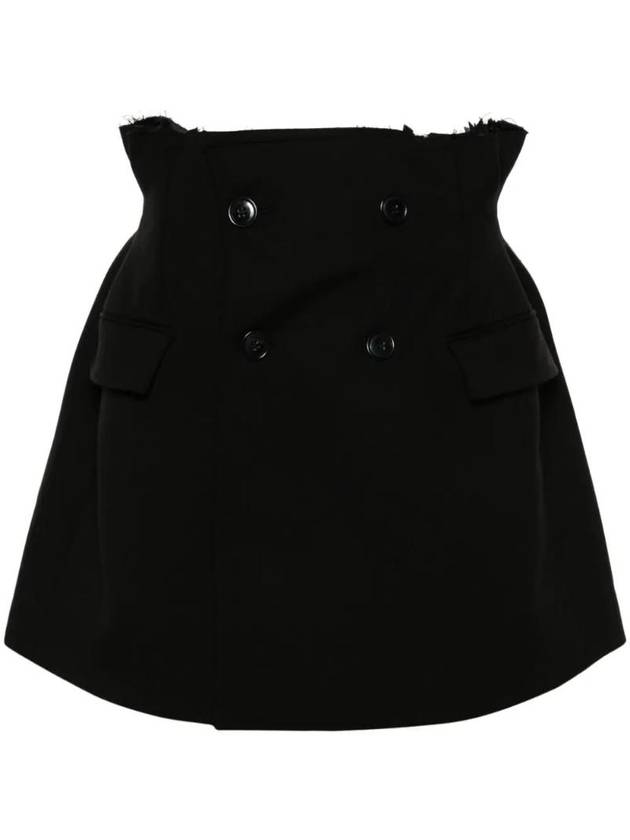 Double Breasted Mini Skirt WE64SK160B - VETEMENTS - BALAAN 1