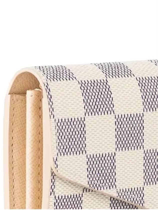 Women's Sarah Damier Azur Long Wallet Ivory - LOUIS VUITTON - BALAAN 3