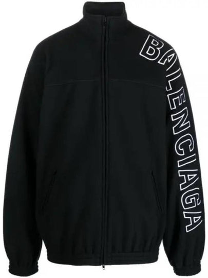 Logo Print Outline Track Jacket Black - BALENCIAGA - BALAAN 2