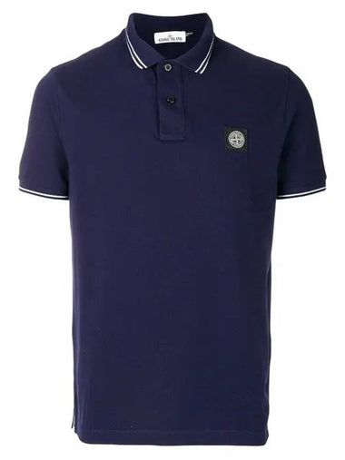 Stone logo two line wappen patch PK short sleeve t shirt 101522S18 V0026 - STONE ISLAND - BALAAN 1