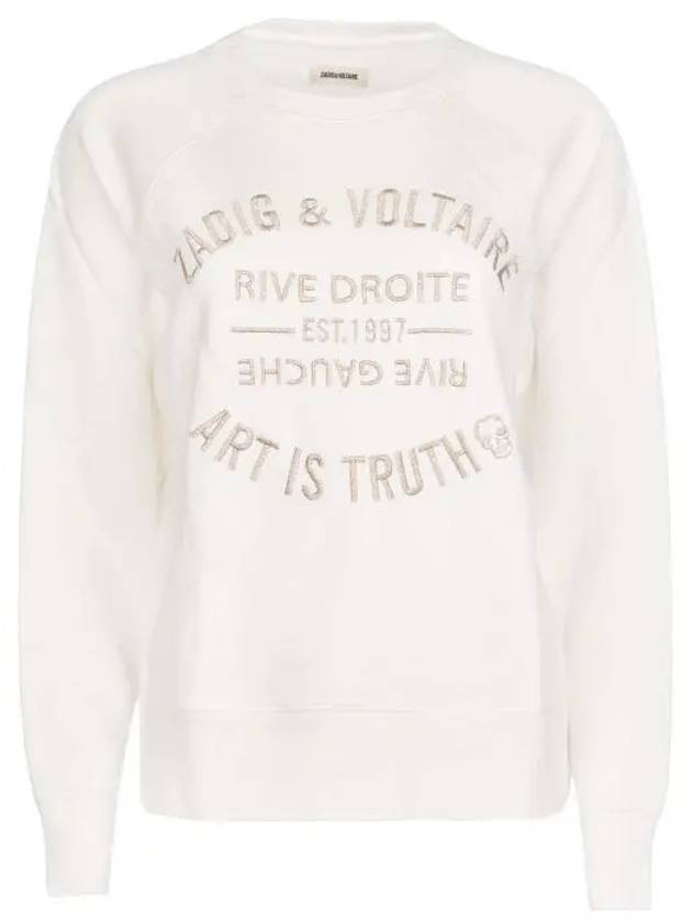 Logo embroidery brushed sweatshirt SKTS7110F - ZADIG & VOLTAIRE - BALAAN 6