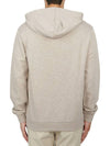 Logo Print Drawstring Hoodie Beige - A.P.C. - BALAAN 4