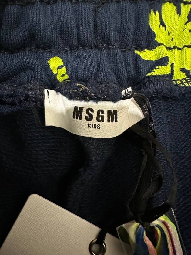 Kids Sweat Shorts S4MSJBBE227 Blue Boys 4 6A - MSGM - BALAAN 5