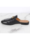 King s Horsebit Leather Slippers Black 36 5 235 - GUCCI - BALAAN 6