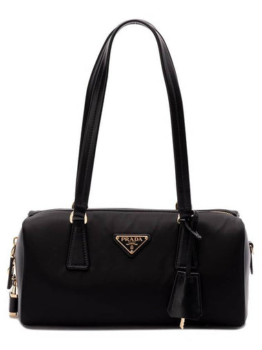 Prada Re-Nylon And Leather Small Handbag - PRADA - BALAAN 1