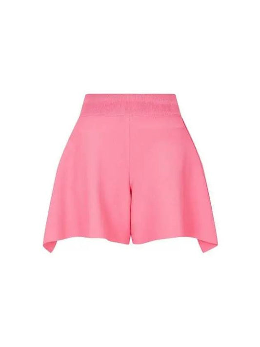 Easy A-line knit shorts dark pink - STELLA MCCARTNEY - BALAAN 1