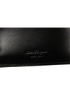 Men's Calfskin Leather Metal Card Wallet Black - SALVATORE FERRAGAMO - BALAAN 7