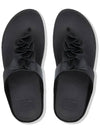 Pinot Leaf Toepost All Black Leather Women's - FITFLOP - BALAAN 2