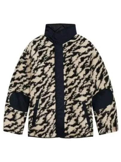 Odemmah Reversible Quilted Zebra Wool Jacket Black - ISABEL MARANT - BALAAN 2