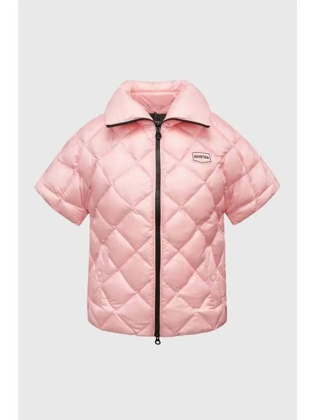 Serapide Pink Women s Outerwear Coral - DUVETICA - BALAAN 1