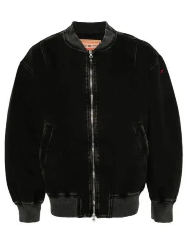 D-Vinz Bomber Jacket Black - DIESEL - BALAAN 2