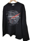 NUS19299 009 Logo Printing Sweatshirt Black - IH NOM UH NIT - BALAAN 3