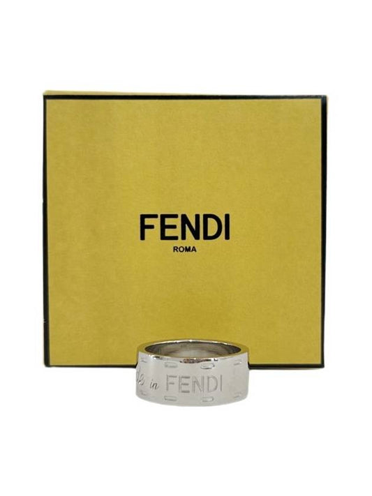 24SS Made in Silver Ring Ring 7AJ817 - FENDI - BALAAN 1