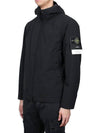 Compass Badge Hooded Jacket Black - STONE ISLAND - BALAAN 5