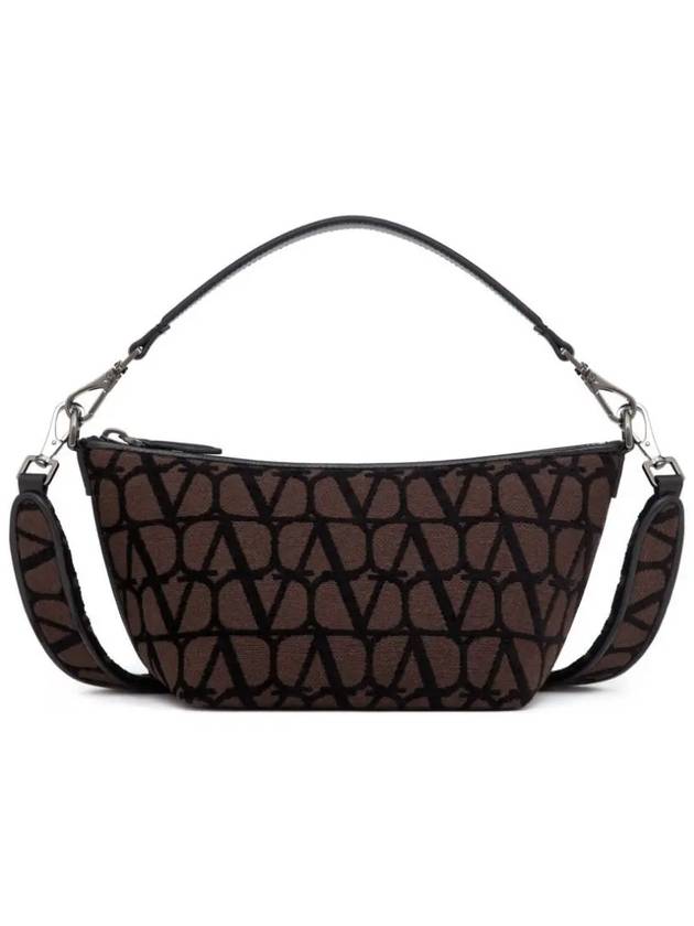 Iconographe Cotton Shoulder Bag Brown - VALENTINO - BALAAN 2