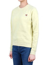 Fox Head Patch Regular Sweatshirt Yellow - MAISON KITSUNE - BALAAN 4