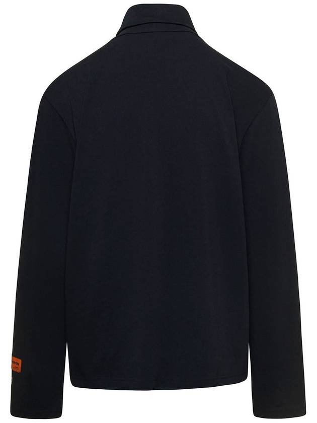 HPNY Logo Embroidered Turtleneck Black - HERON PRESTON - BALAAN 3