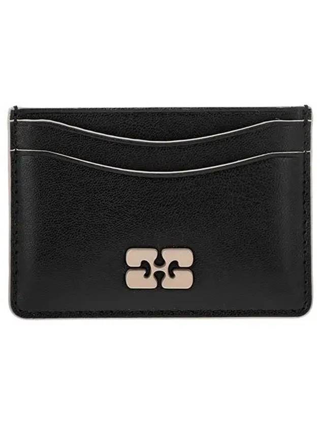 Bou Card Wallet Black - GANNI - BALAAN 3