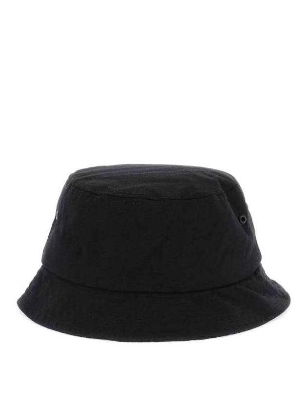 Flower Logo Bucket Hat Black - KENZO - BALAAN 4