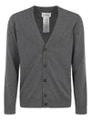 Cashmere Back Stitch Cardigan Grey - MAISON MARGIELA - BALAAN 2