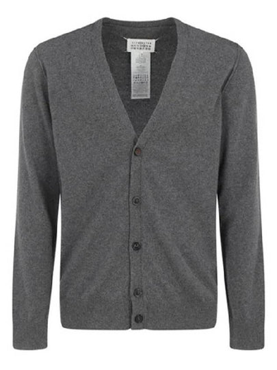 Cashmere Back Stitch Cardigan Grey - MAISON MARGIELA - BALAAN 2