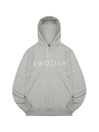 Men's Sportswear Swoosh Logo Hoodie Grey - NIKE - BALAAN 1