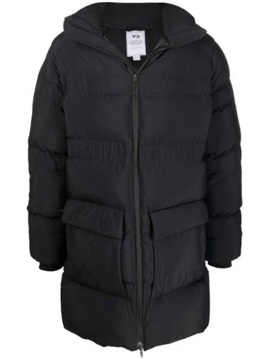 Classic Puffy Down Parka Black - Y-3 - BALAAN 1