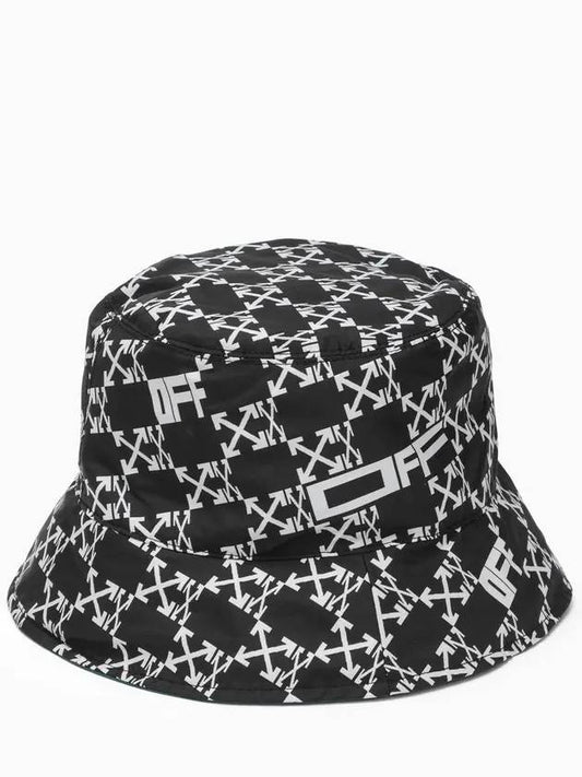 Monogram Reversible Bucket Hat Black Blue - OFF WHITE - BALAAN 1