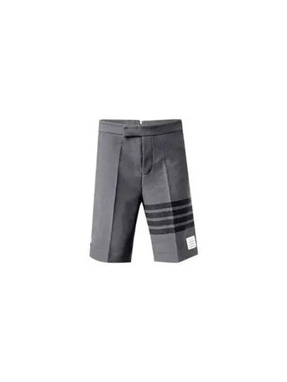 4 Bar Stripe Shorts Grey - THOM BROWNE - BALAAN 2