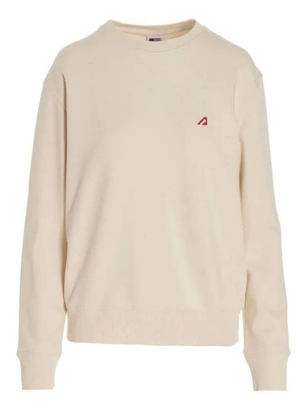 Women's Tennis Academy Sweatshirt Beige - AUTRY - BALAAN 3