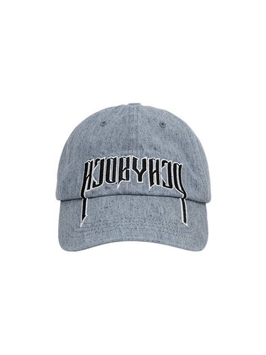 arch logo denim ball cap sky blue - AJOBYAJO - BALAAN 1