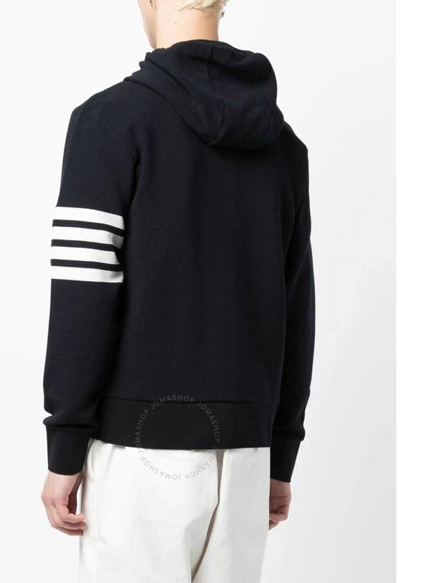 Logo patch hood zip-up MJT329A08138 - THOM BROWNE - BALAAN 4