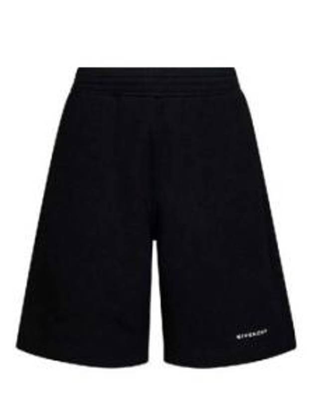 Bermuda Logo Boxy Fit Shorts Black - GIVENCHY - BALAAN 2