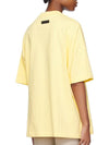 Fear of God Essential Patch Logo T Shirt Canary - FEAR OF GOD ESSENTIALS - BALAAN 5