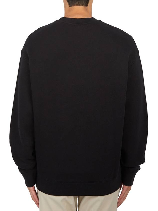 Logo Print Sweatshirt Black - MAISON KITSUNE - BALAAN 4