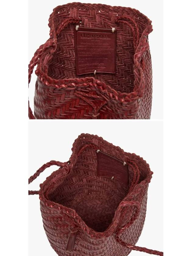 Pom Pom Double Jump Bucket Bag Bordeaux - DRAGON DIFFUSION - BALAAN 4