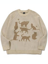 Cat Cat Cat Raglan Knit Cream - CPGN STUDIO - BALAAN 3