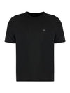 30/1 Sponge Fleece Short Sleeve Sweatshirt Black - CP COMPANY - BALAAN 1