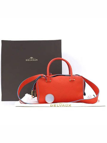 Orange 2WAY bag - DELVAUX - BALAAN 1