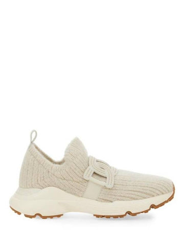 Kate Knit Low-Top Sneakers Beige - TOD'S - BALAAN 1