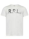 RRL Logo Jersey Short Sleeve T-Shirt White - POLO RALPH LAUREN - BALAAN 2